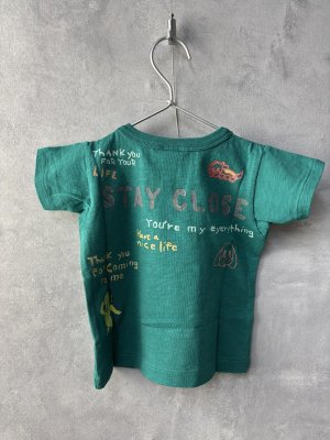 画像2: 40%off 2025春夏 DENIMDUNGAREE テンジク ICE TEE  8;グリーン (2)