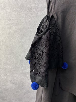 画像5: 40%off 2025春夏 　GTH　	   カラフルボンボリツカイ 2WAY ショルダー TEE　　2；黒 (5)