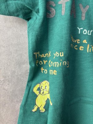 画像3: 40%off 2025春夏 DENIMDUNGAREE テンジク ICE TEE  8;グリーン (3)