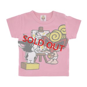 画像1: MY FIRST HYSTERIC　MINI&J BEST MEMORIES 半袖Tシャツ　　25；ピンク (1)