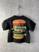 画像3: 2025春夏　GC　　天竺アート　HUMBURGER　TEE 　　2；黒 (3)