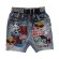 画像1: MY FIRST HYSTERIC　LOVELY FRIENDS COLLAGE Like a denim ショートパンツ　　45；インディゴ　　サイズ；90 (1)