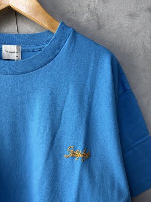 画像2: 40%off 2025春夏 GC  天竺アート HUMBURGER TEE    44;ライトブルー   サイズ;MM   (2)