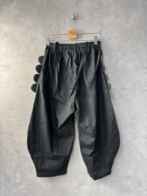 画像4: 40%off 2025SS   フランキーグロウ GURUGURU STITCH SCALLOPED SOS PANTS カラー;BLACK  サイズ;F2 (4)