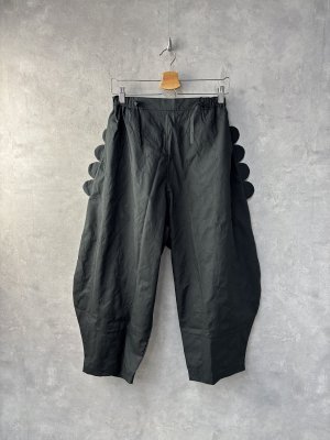 画像2: 40%off 2025SS   フランキーグロウ GURUGURU STITCH SCALLOPED SOS PANTS カラー;BLACK  サイズ;F2 (2)