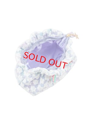 画像3: fafa HALLIE ROSE | ポーチ - ライラックノスタルジックフラワー  (3)