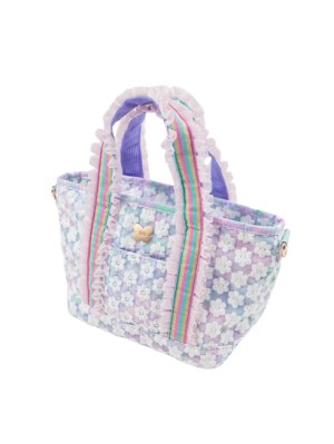 画像3: fafa LUNA MAY | ミニトートバッグ - ライラックノスタルジックフラワー (3)