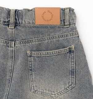 画像5: 30%off Lovetoxic  【LTXC】ダメージデニムショートパンツ  50;紺  サイズ;L(160) (5)