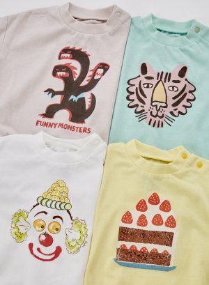 画像3: OCEAN&GROUND   モチーフプリントボディシャツ (3)