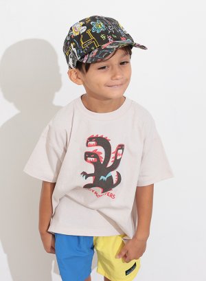 画像4: OCEAN&GROUND 　　モチーフプリントTシャツ (4)