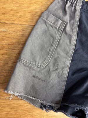 画像2: 40%off 2025春夏 DENIMDUNGAREE  バックサテン キリカエ SPN  4;紺 (2)