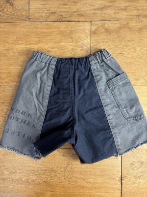 画像3: 40%off 2025春夏 DENIMDUNGAREE  バックサテン キリカエ SPN  4;紺 (3)