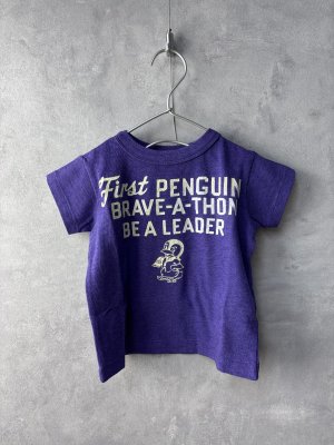 画像1: 2025春夏　DENIMDUNGAREE　トンプキンテンジク 1ST PENGUIN TEE　　14；ブルー (1)