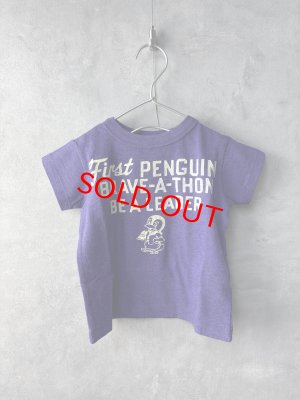 画像1: 2025春夏　DENIMDUNGAREE　トンプキンテンジク 1ST PENGUIN TEE　　14；ブルー (1)