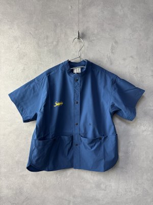 画像1: 2025春夏　GC　　TEXBRID リップストレッチパンドカラーS/S   14：ブルー (1)
