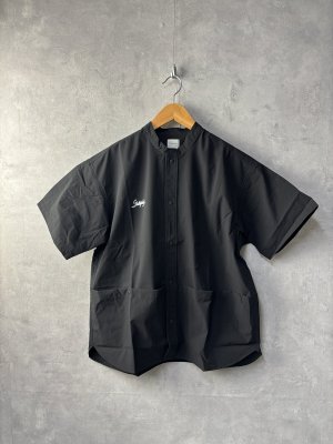 画像1: 2025春夏　GC　　TEXBRID リップストレッチパンドカラーS/S     2：ブラック (1)