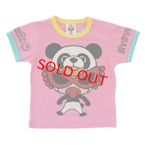 画像1: MY FIRST HYSTERIC　SELFISH BABY ANIMAL MINI リンガー半袖Tシャツ　　25:ピンク (1)