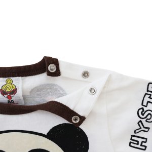 画像3: MY FIRST HYSTERIC SELFISH BABY ANIMAL MINI リンガー半袖Tシャツ  60;イエロー (3)