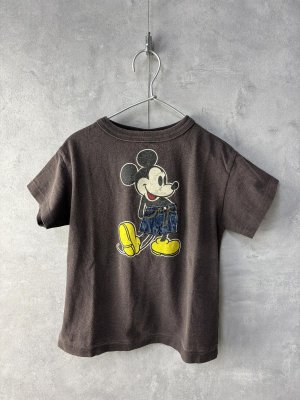 画像1: 2025春夏　DENIMDUNGAREE　 ビンテージテンジク MICKEY TEE　　2；黒 (1)