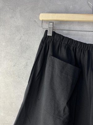 画像4: NATURAL LAUNDRY  ワイドクロップドパンツ  990;ブラック  サイズ:2 (4)