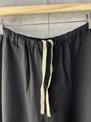 画像3: NATURAL LAUNDRY  ワイドクロップドパンツ  990;ブラック  サイズ:2 (3)