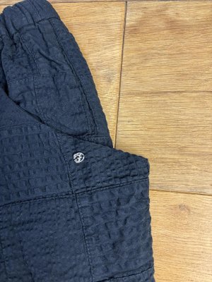 画像2: 40%off 2025春夏 FITH   パッチワーク アシンメトリー パンツ 2:黒  (2)