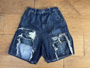 画像1: 2025春夏　DENIMDUNGAREE　　8OZデニム リメイク SPN　　4；紺 (1)