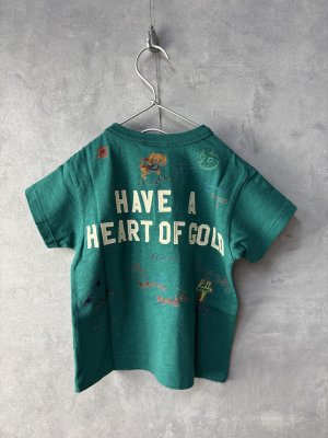 画像4: 40%off 2025春夏 DENIMDUNGAREE テンジク DREAMS TEE  8;グリーン サイズ;140 (4)
