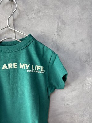 画像2: 40%off 2025春夏 DENIMDUNGAREE テンジク DREAMS TEE  8;グリーン サイズ;140 (2)