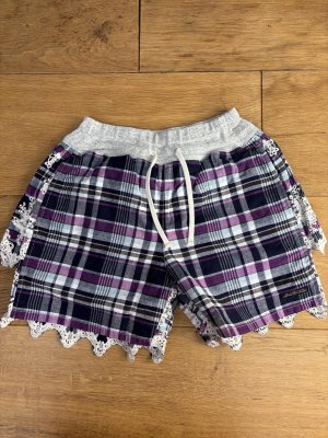 画像1: 2025春夏　DENIMDUNGAREE　　マドラスチェック スカラップ SPN　　4；紺 (1)