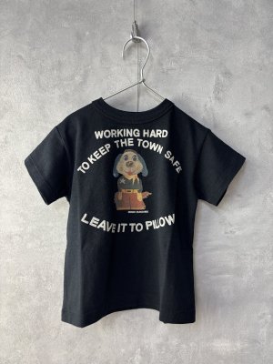 画像1: 2025春夏　DENIMDUNGAREE　テンジク PILLOW TEE　　2；黒 (1)