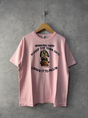 画像1: 2025春夏　DENIMDUNGAREE　テンジク PILLOW TEE　　26；ライトピンク　　サイズ；02 (1)