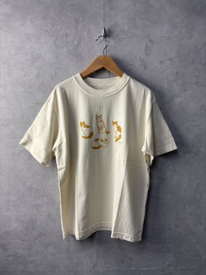 画像1: grin　　エーゲ海friends pt　Tシャツ　　160；アイボリー　　サイズ；3 (1)