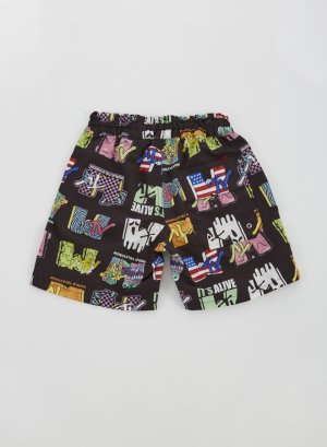 画像2: OCEAN&GROUND　ウミヤマソウガラ夏ショーツ (2)