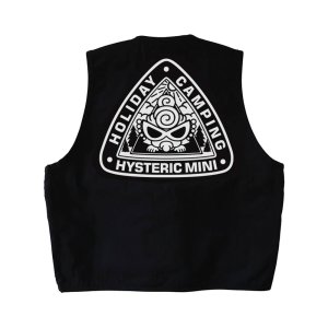 画像2: Hystericmini CAMP MINI OUTDOOR ベスト  10;ブラック (2)