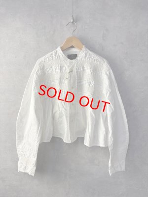 画像1: 2025春夏　MARET(マレ)   アンティークスラブドラマティックショートJK  　1:WHITE (1)
