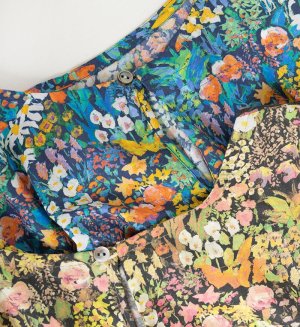 画像2: VC　　リバティプリントワンピース　　カラー；PRINT A　　サイズ:F (2)