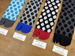 画像2:  gomme  ドット足袋ソックス サイズ;F (2)