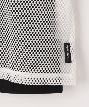 画像3: 30%off by LOVEiT  　　メッシュTキャミセット　　03；オフホワイト (3)