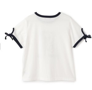 画像2: 30%off by LOVEiT  　　ラビ子袖あきリボンTシャツ　　81：チャコール (2)