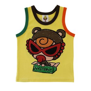 画像1: MY FIRST HYSTERIC　SELFISH BABY ANIMALS タンクトップ　　61；レモンイエロー (1)
