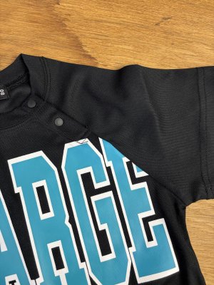 画像2: 30%off XLARGE KIDS 配色ロゴ半袖T+ショートパンツセット  80;黒 (2)