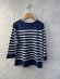 画像1: NATURAL LAUNDRY　CCアーモンドネックプルオーバー　　462;ネイビー　　サイズ:2 (1)
