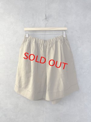 画像1: VC　ワイドタックショートパンツ　 カラー；BEIGE  サイズ:F (1)