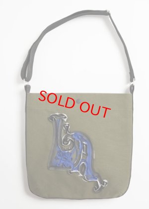 画像1: 　gomme　フLAデコバッグ 　　2；カーキ　サイズ；M (1)