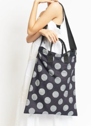 画像2: 　gomme　ドットデニムバッグ 　　1；インディゴ　サイズ；M (2)