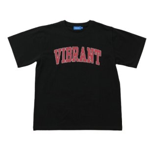 画像1: GLAZOS  　【プチプラ】フロントアーチロゴ半袖Tシャツ　　80；黒 (1)