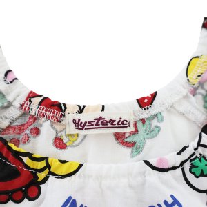 画像3: Hystericmini LOVELY FRIENDS総柄 チュニック  14;ブラック系 (3)