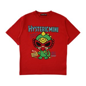 画像1: Hystericmini　MINILA SNACK 半袖Tシャツ　　20；レッド (1)