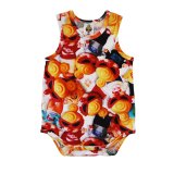 MY FIRST HYSTERIC MINI DOLL 長袖ロンパースセット 10；ブラック